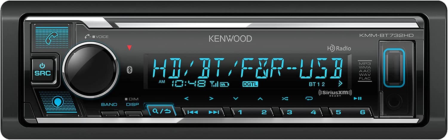 Amazon.com: KENWOOD KMM-BT732HD Bluetooth Digital Media Car Stereo